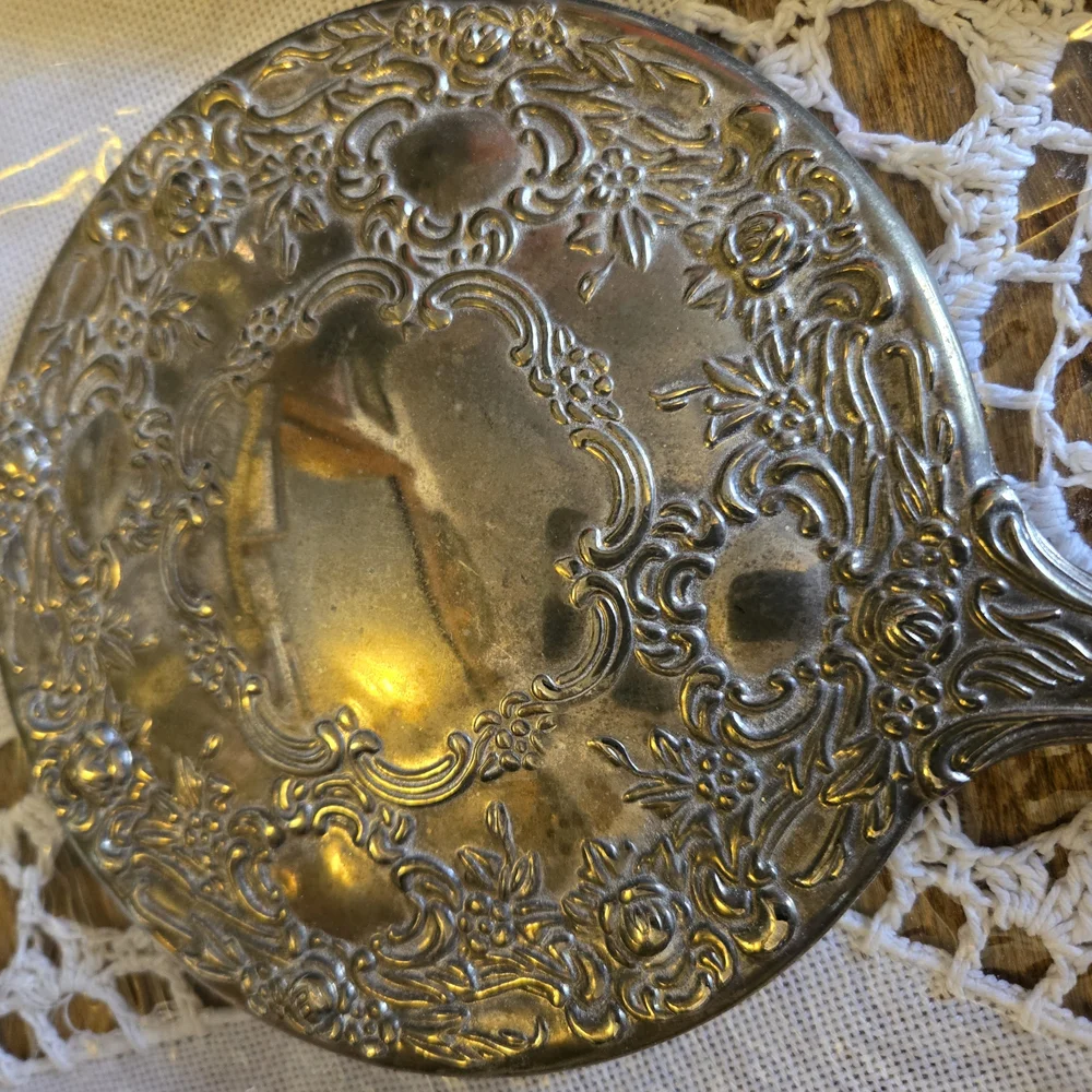 Vintage Victorian Silver Plate Vanity Dresser Set-TIA - Picture 7 of 10